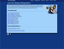 Tablet Screenshot of biography.just-the-swing.com