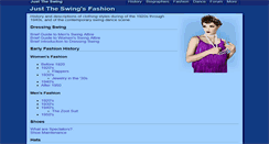 Desktop Screenshot of fashion.just-the-swing.com